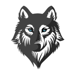 Cropped Wolfs Head Logo Grey Circle Png The Gray